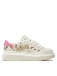 Aldo Sneakersy Loverly 13934178 Biały. Białe obuwie sportowe damskie ALDO, ze skóry, bez zapięcia. Za 239.99 zł.