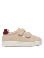 Tommy Hilfiger Sneakersy Low Cut Velcro Sneaker T1A9-35062-0315 M Beżowy jasny. Brązowe buty sportowe dziewczęce Tommy Hilfiger, ze skóry, bez zapięcia. Za 284.99 zł.