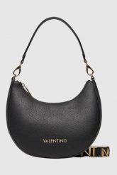 VALENTINO Czarna torebka księżyc Alexia Hobo Bag. Czarne torebki klasyczne damskie Valentino by Mario Valentino, bez dodatków. W wyprzedaży za 382.99 zł.