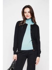 C& Jo Kardigan w kolorze czarnym rozmiar: 42. Czarne kardigany damskie C& Jo, bez wzorów, ze splotem. Za 121.99 zł.