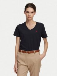 Beverly Hills Polo Club T-Shirt P-SS26W-TS516518 Granatowy Regular Fit. Niebieskie t-shirty damskie Beverly Hills Polo Club, xs, bez wzorów, z bawełny, bez kołnierzyka. Za 139.99 zł.