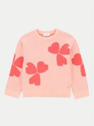 Coccodrillo Sweter ZC4172101HGK Różowy Regular Fit. Czerwone swetry dziewczęce COCCODRILLO, bez wzorów, z syntetyku, bez kołnierzyka, bez ramiączek. Za 49.90 zł.