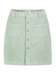 Sublevel Spódnica sztruksowa w kolorze miętowym rozmiar: M. Zielone spódnice damskie Sublevel, m, bez wzorów, ze sztruksu, mini. Za 97.95 zł.