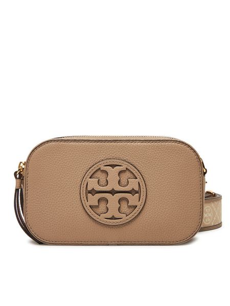 Tory Burch Torebka 171955 Beżowy. Brązowe listonoszki damskie Tory Burch, bez wzorów, ze skóry, bez dodatków. Za 1,039.00 zł.