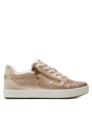 Geox Sneakersy D Blomiee D366HE 0AJ22 C2L5V Złoty. Żółte obuwie sportowe damskie Geox, ze skóry, bez zapięcia. W wyprzedaży za 279.99 zł.