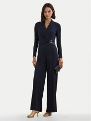 LAUREN RALPH LAUREN Kombinezon 200957619 Granatowy Slim Fit. Niebieskie sukienki damskie Lauren Ralph Lauren, bez wzorów, z syntetyku, bez ramiączek. Za 959.99 zł.