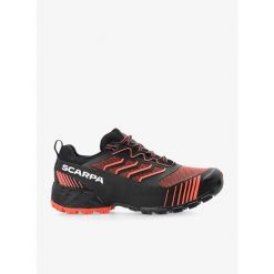 Buty trailowe damskie Scarpa Ribelle Run XT. Czarne obuwie sportowe damskie Scarpa, bez zapięcia, do biegania. Za 533.99 zł.