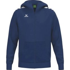 Bluza z kapturem Erima CMPT Wings. Niebieskie bluzy damskie Erima, m, bez wzorów, z bawełny, z kapturem. Za 327.99 zł.