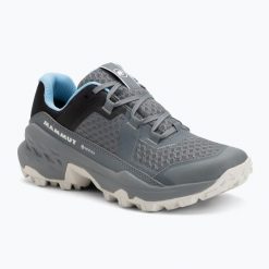 Buty turystyczne damskie Mammut Girun II Low GTX. Szare obuwie trekkingowe damskie Mammut, z gore-texu, bez zapięcia. Za 509.99 zł.