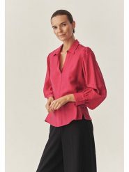 TATUUM Bluzka "Lana" w kolorze różowym rozmiar: 42. Różowe bluzki damskie TATUUM, bez wzorów, bez kołnierzyka, bez ramiączek. Za 144.92 zł.