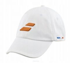 Czapka tenisowa Babolat Event Cap - biała. Białe czapki damskie BABOLAT, bez wzorów, z bawełny. Za 99.00 zł.