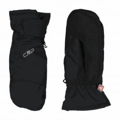 Rękawiczki damskie narciarskie CMP. Czarne rękawiczki damskie CMP, bez wzorów. W wyprzedaży za 230.99 zł.