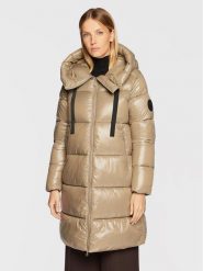 Save The Duck Płaszcz zimowy D45510W LUCK15 Beżowy Regular Fit. Brązowe kurtki damskie Save the duck, na zimę, bez wzorów, z syntetyku, bez kaptura. Za 2,269.00 zł.
