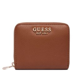 Portfel Guess. Brązowe portfele damskie Guess, z aplikacjami. Za 219.99 zł.