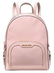 Michael Kors Skórzany plecak w kolorze jasnoróżowym - 24 x 30 x 9 cm rozmiar: onesize. Różowe plecaki Michael Kors, bez wzorów, z materiału. Za 774.95 zł.