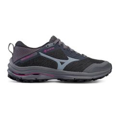 Buty do biegania damskie Mizuno Wave Rider GTX. Szare obuwie sportowe damskie Mizuno, bez zapięcia, do biegania, mizuno wave. Za 479.99 zł.
