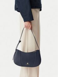 Beverly Hills Polo Club Torebka CEO-BHPC-K-002-10 Granatowy. Niebieskie torebki klasyczne damskie Beverly Hills Polo Club, ze skóry, bez dodatków. Za 179.99 zł.