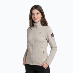 Bluza polarowa damska Aulp Debby. Białe bluzy damskie Aulp, s, bez wzorów, z elastanu, bez kaptura. Za 139.99 zł.