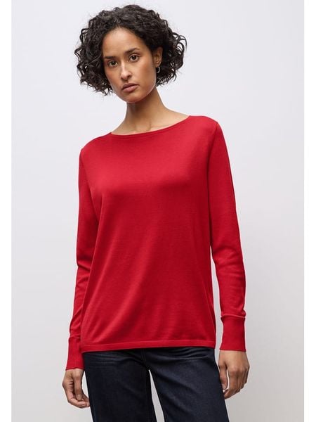 Cecil Sweter w kolorze czerwonym rozmiar: 44. Czerwone swetry klasyczne damskie Cecil, bez kołnierzyka. Za 82.83 zł.