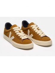 Veja Skórzane sneakersy "Campo Bold" w kolorze jasnobrązowym rozmiar: 40. Brązowe obuwie sportowe damskie Veja, ze skóry, bez zapięcia. Za 440.28 zł.