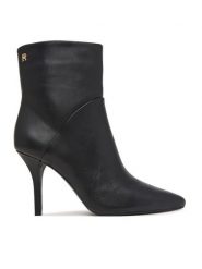 Tommy Hilfiger Botki High Heel Clean Ankle Boot FW0FW09624 Czarny. Czarne botki damskie Tommy Hilfiger, ze skóry, bez obcasa, na szpilce, bez zapięcia. Za 749.99 zł.