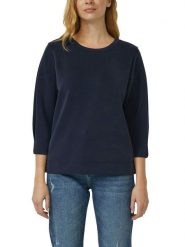 S.Oliver Bluza w kolorze granatowym rozmiar: 40. Niebieskie bluzy damskie S.Oliver, s, bez wzorów, bez kaptura. Za 134.95 zł.