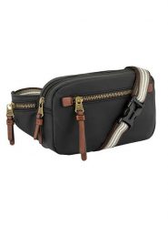Camel Active Saszetka "Bari" w kolorze czarnym - 40 x 12,5 x 4 cm rozmiar: onesize. Czarne nerki i saszetki damskie Camel Active, bez wzorów, z materiału. Za 121.80 zł.