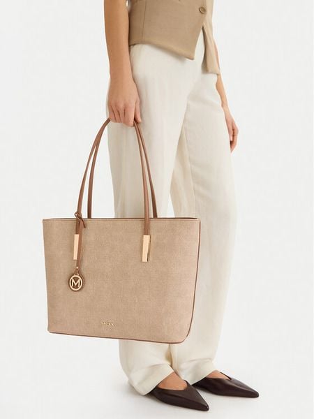 MEXX Torebka CEO-MEXX-X-006-09 Beżowy. Brązowe shopper bag Mexx, z materiału, bez dodatków. Za 159.99 zł.