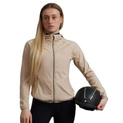 Kurtka jeździecka dla kobiet Premier Equine Franca. Brązowe kurtki sportowe damskie PREMIER EQUINE, bez wzorów. Za 365.00 zł.