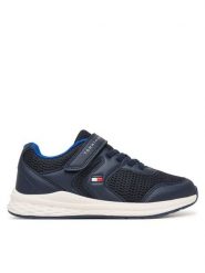 Tommy Hilfiger Sneakersy Low Cut Lace-Up T3X9-34378-1697 S Granatowy. Niebieskie buty sportowe chłopięce Tommy Hilfiger, z materiału, bez zapięcia. Za 289.99 zł.