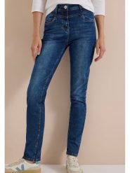 Cecil Dżinsy - Slim fit - w kolorze granatowym rozmiar: W28/L30. Niebieskie jeansy damskie Cecil, z podwyższonym stanem. Za 204.95 zł.