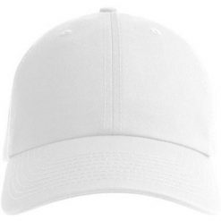 6panelowa Czapka Z Daszkiem Z Bawełny Organicznej Dla Dorosłych Unisex. Białe czapki z daszkiem damskie ATLANTIS, bez wzorów, z bawełny. Za 85.99 zł.