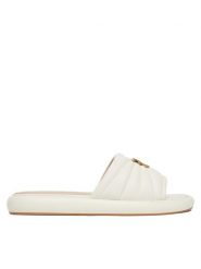 PINKO Klapki Fiona 03 SD0525 P003 Écru. Klapki damskie Pinko, bez wzorów, ze skóry, bez obcasa, bez zapięcia. Za 939.99 zł.