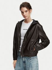 Calvin Klein Jeans Kurtka z imitacji skóry LV047G516G Brązowy Regular Fit. Brązowe kurtki damskie Calvin Klein Jeans, xs, bez wzorów, z jeansu, bez kaptura. Za 949.99 zł.