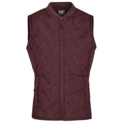 Trespass Miran - Aktywna kamizelka damska hybrydowa Mulberry. Czerwone kamizelki damskie Trespass, bez wzorów, z puchu, bez kaptura. Za 316.99 zł.