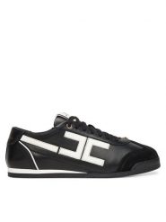 Elisabetta Franchi Sneakersy SA-82G-56E2-V400 Czarny. Czarne obuwie sportowe damskie Elisabetta Franchi, ze skóry, bez zapięcia. Za 1,739.00 zł.