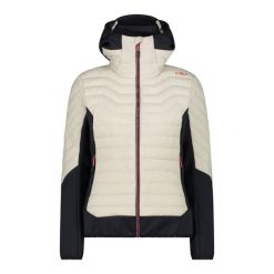 Kurtka damska turystyczna CMP 34Z2486. Białe kurtki sportowe damskie CMP, na zimę, l, bez wzorów, bez kaptura. Za 614.00 zł.