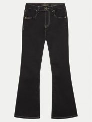 Guess Jeansy J5RA06 D4KC0 Czarny Regular Fit. Czarne jeansy dziewczęce Guess, z aplikacjami, z bawełny. Za 149.99 zł.