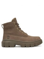 Timberland Trapery Greyfield TB0A2FT6EM51 Khaki. Brązowe trapery damskie Timberland, z nubiku, bez zapięcia. Za 539.99 zł.