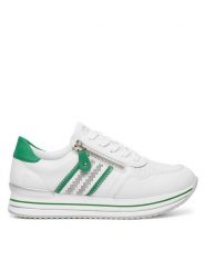 Remonte Sneakersy D1318-82 Biały. Białe obuwie sportowe damskie Remonte, ze skóry, bez zapięcia. Za 419.99 zł.