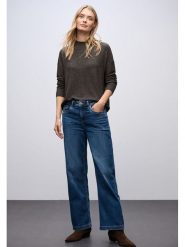 Street One Sweter w kolorze brązowym rozmiar: 38. Brązowe swetry klasyczne damskie Street One, s, z wiskozy, bez kołnierzyka. Za 122.67 zł.