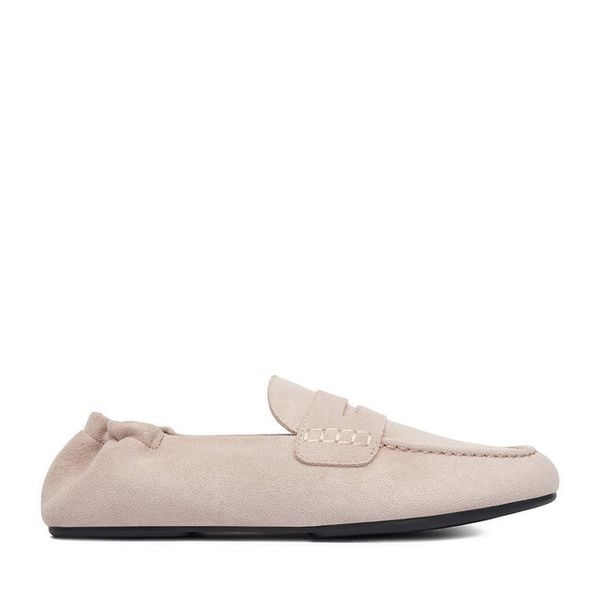 Mokasyny JENNY. Czerwone mokasyny damskie Jenny, bez obcasa. Za 129.99 zł.