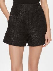 Bruuns Bazaar Szorty materiałowe BBW3745 Czarny Regular Fit. Czarne szorty damskie Bruuns Bazaar, bez wzorów, z materiału. Za 969.99 zł.