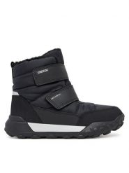 Geox Śniegowce J Trekkyup B Abx J46MBF 0FU54 C9999 S Czarny. Czarne buty zimowe chłopięce Geox, z materiału, bez zapięcia. Za 249.99 zł.