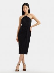 Lauren Ralph Lauren Sukienka koktajlowa 250933432001 Czarny Slim Fit. Czarne sukienki damskie Lauren Ralph Lauren, bez wzorów, z syntetyku, wizytowe, bez ramiączek. Za 819.99 zł.