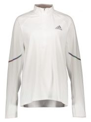 Adidas Koszulka "Fast" w kolorze białym do biegania rozmiar: S. Białe koszulki damskie Adidas, s, bez wzorów, z materiału, bez kołnierzyka, bez ramiączek. Za 153.71 zł.