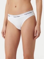Calvin Klein Underwear Figi LV00QF8520 Biały. Białe figi Calvin Klein Underwear, bez wzorów, z bawełny. Za 109.99 zł.