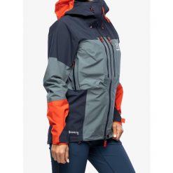 Kurtka z membraną damska Haglofs Spitz GTX PRO Jacket. Niebieskie kurtki damskie Haglöfs, bez wzorów, bez kaptura. Za 1,814.99 zł.