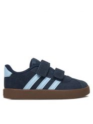 Adidas Sneakersy Vl Court 3.0 Cf I KI6491 Granatowy. Niebieskie buty sportowe chłopięce Adidas, ze skóry, bez zapięcia. Za 179.99 zł.