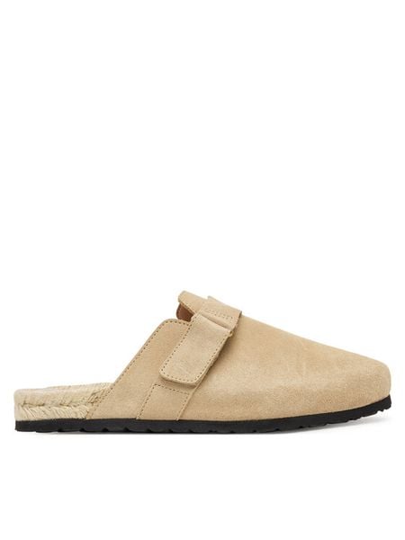 Manebi Espadryle K 1.1 B0 Beżowy. Brązowe espadryle damskie Manebi, bez wzorów, ze skóry, bez obcasa. Za 619.99 zł.